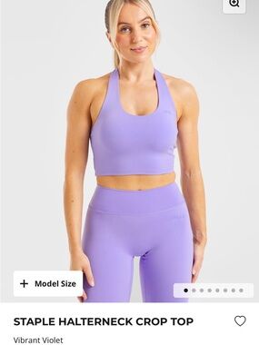 AYBL Vibrant Violet Halterneck Sports Bra